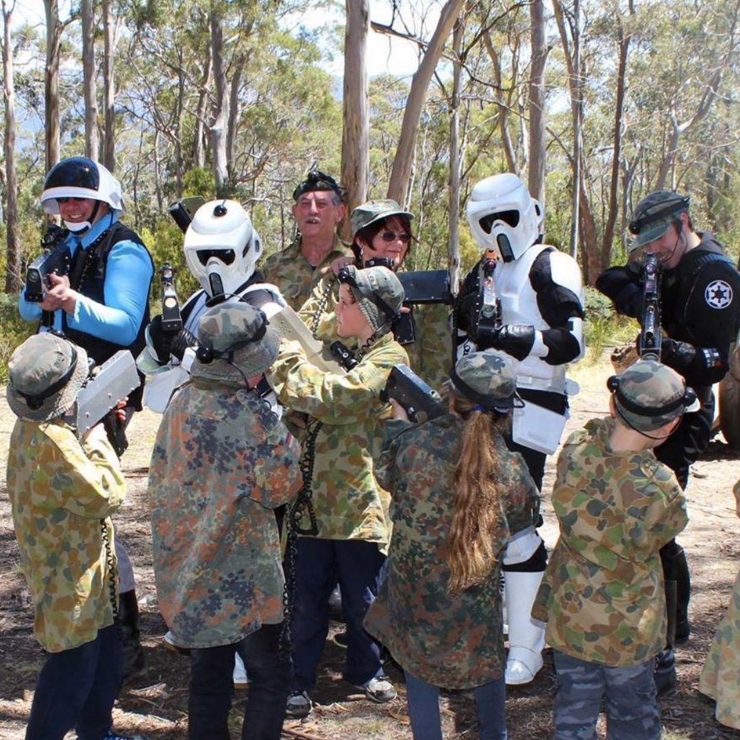 501st star wars at laser tag 