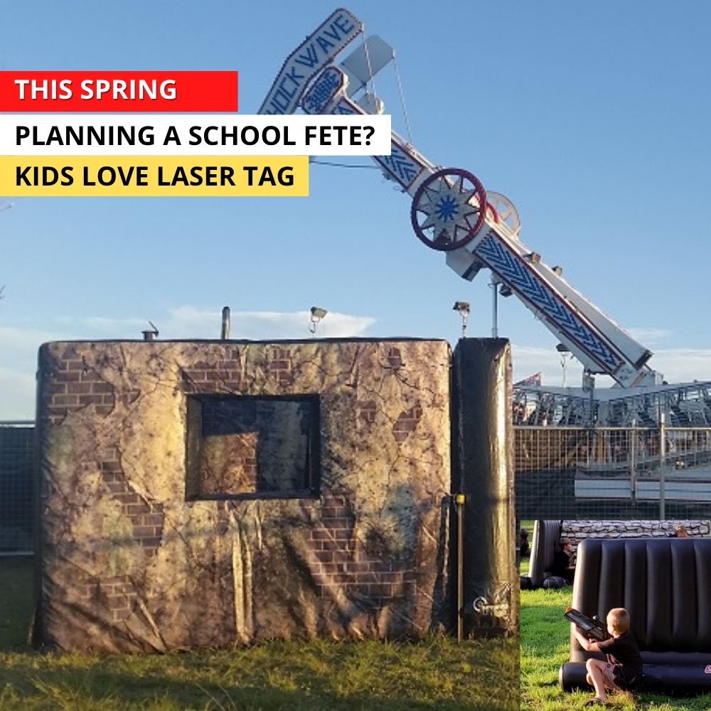 laser tag at your school fete 