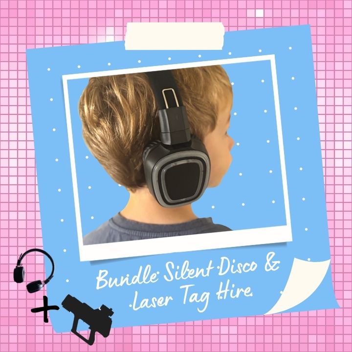 Bundle silent disco hire & Laser Tag rentals 