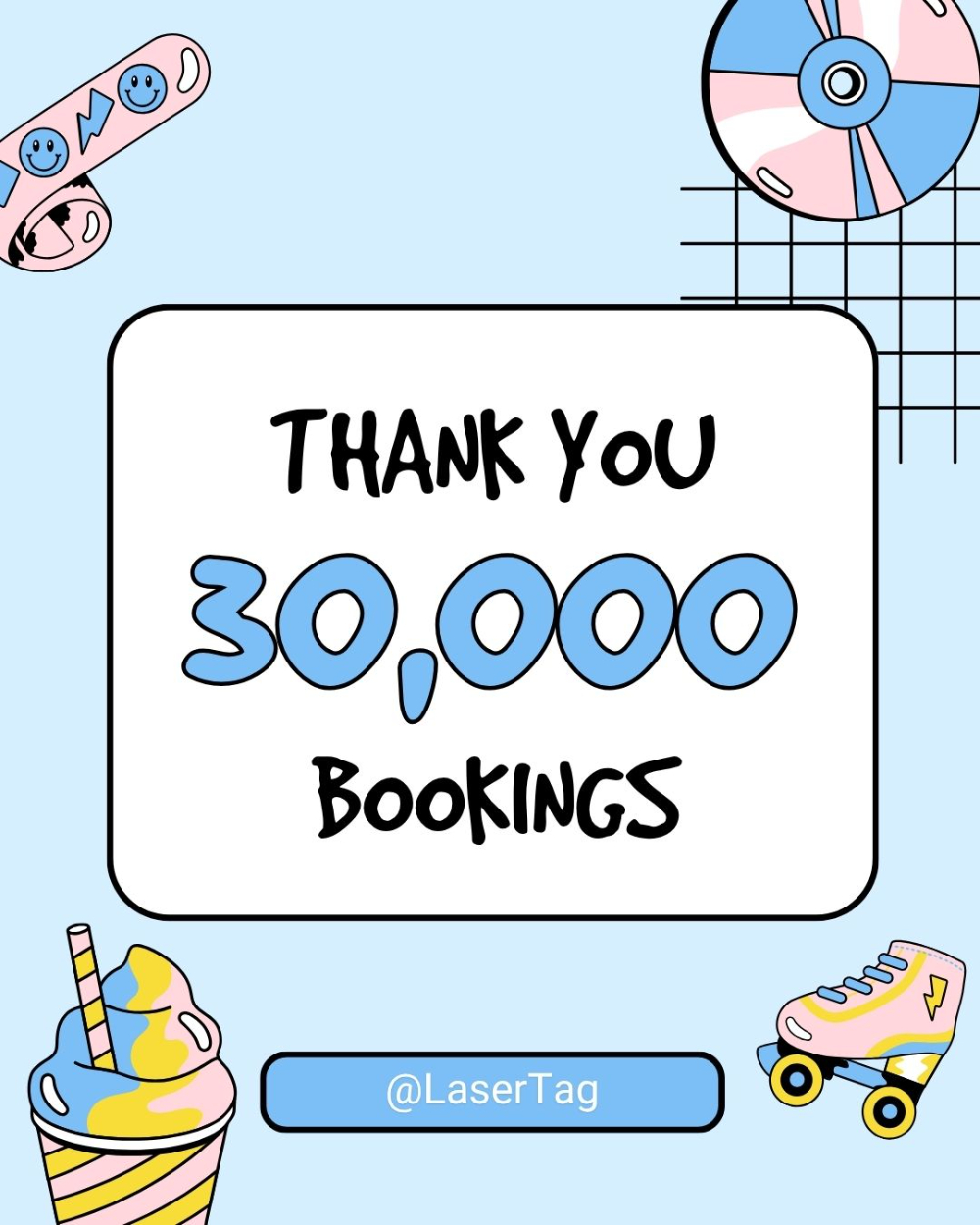 30k bookings