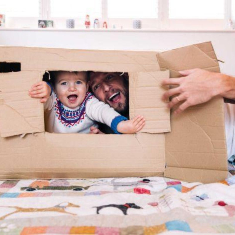 cardboard box fun