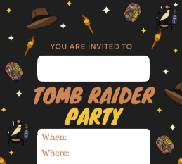 Free Birthday Party Invitiatons Download - Laser Tag Invites