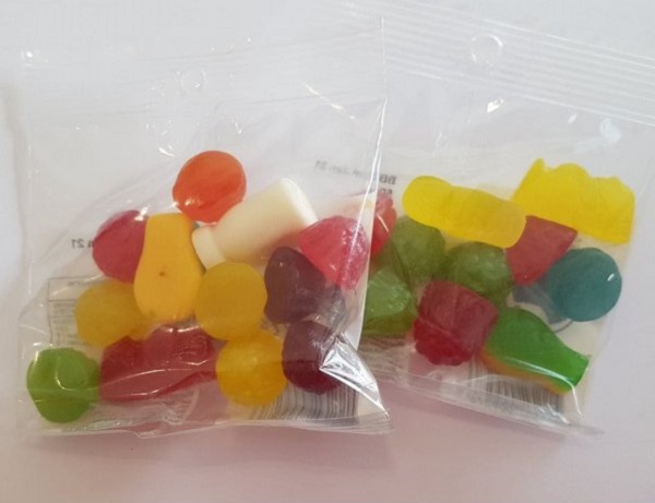 individual laser tag lolly bags